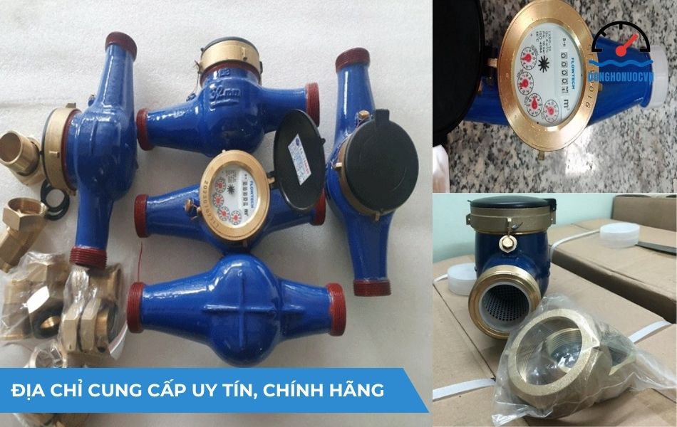 Địa chỉ mua đồng hồ nước Flowtech DN32