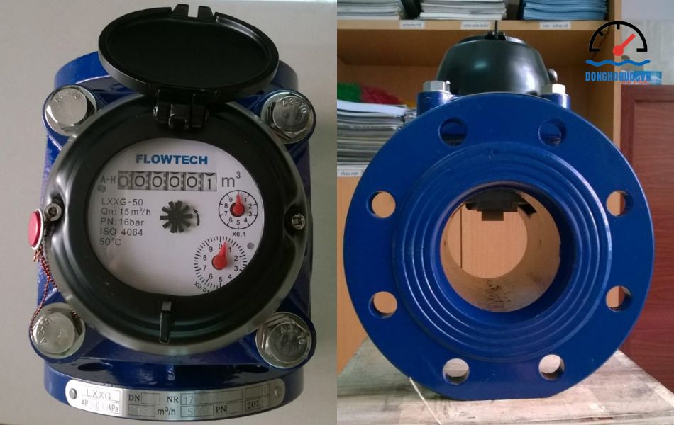 Đồng hồ nước thải Flowtech DN50 nối bích | LXXG-50