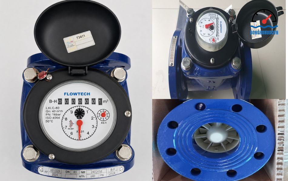 Đồng hồ nước sạch Flowtech DN80 | LXLC-80