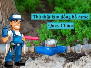 Cách làm đồng hồ nước chạy chậm