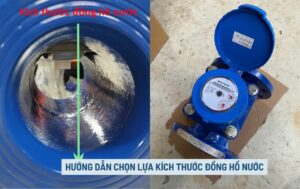 Lưu ý khi lựa chọn kích thước đồng hồ đo nước