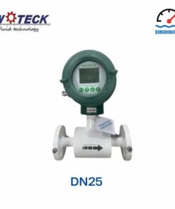 Đồng hồ đo nước điện tử Woteck DN25 mặt trước
