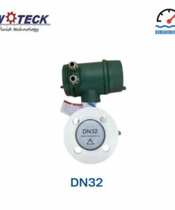 Đồng hồ đo nước điện tử Woteck DN32 mặt bên