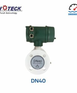 Đồng hồ đo nước điện tử Woteck DN40 mặt bên