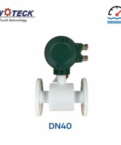 Đồng hồ đo nước điện tử Woteck DN40 mặt sau