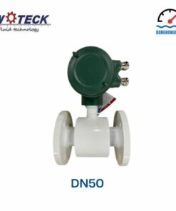 Đồng hồ đo nước điện tử Woteck DN50 mặt sau