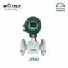 Đồng hồ đo nước điện tử Woteck DN50 mặt trước