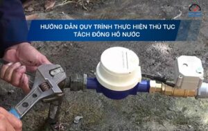 thủ tục tách đồng hồ nước