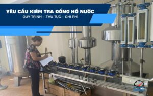 Yêu cầu kiểm tra đồng hồ nước
