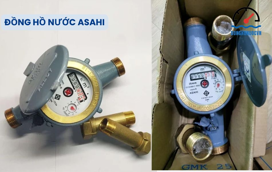 đồng hồ nước Asahi