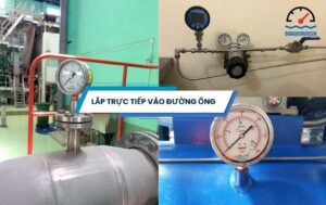 Cách lắp đồng hồ đo áp suất nước trực tiếp vào đường ống