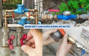 cách nhận biết van khóa đồng hồ nước