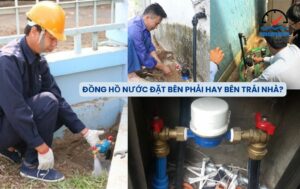 Giải đáp đồng hồ nước đặt bên phải hay bên trái nhà