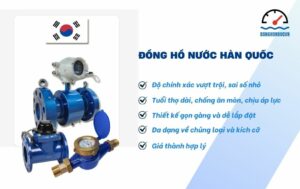 đồng hồ nước hàn quốc