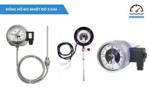 đồng hồ đo nhiệt độ 3 kim