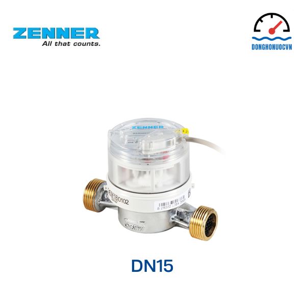 Đồng hồ đo nước nóng Zenner DN15 model etwd