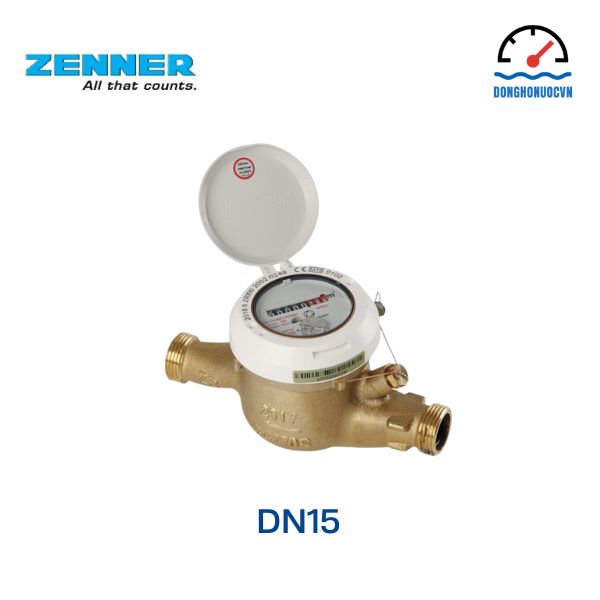 Đồng hồ đo nước nóng Zenner DN15 model mtwd-m-cc-va-mtwd-n