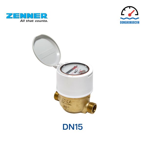 Đồng hồ đo nước nóng Zenner DN15 model rtwd-m-cc