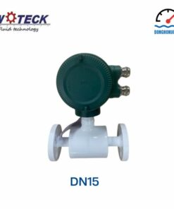 Đồng hồ đo nước điện tử Woteck DN15 mặt sau