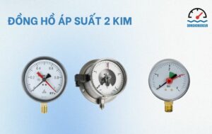 đồng hồ áp suất 2 kim