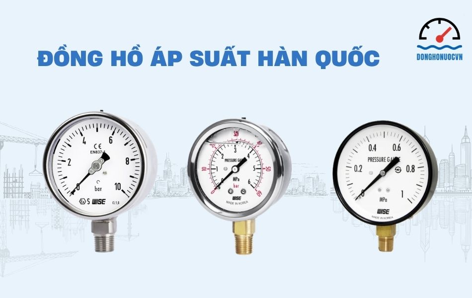 đồng hồ áp suất hàn quốc