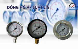 đồng hồ áp suất ligi