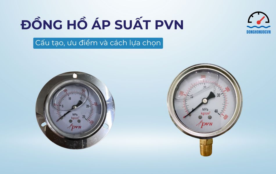 đồng hồ áp suất pvn