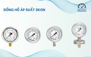 đồng hồ áp suất skon