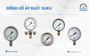 đồng hồ áp suất suku