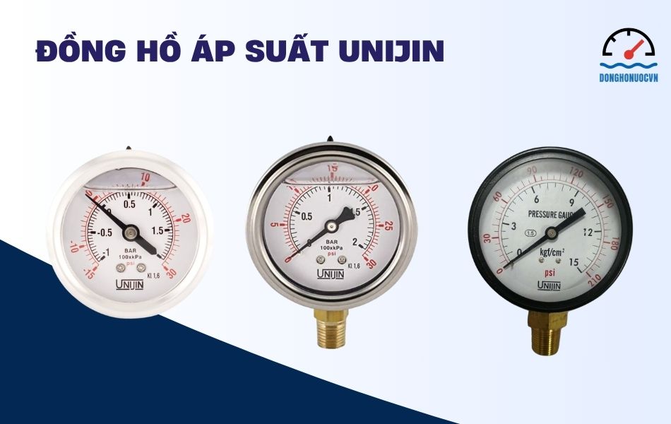 đồng hồ áp suất unijin