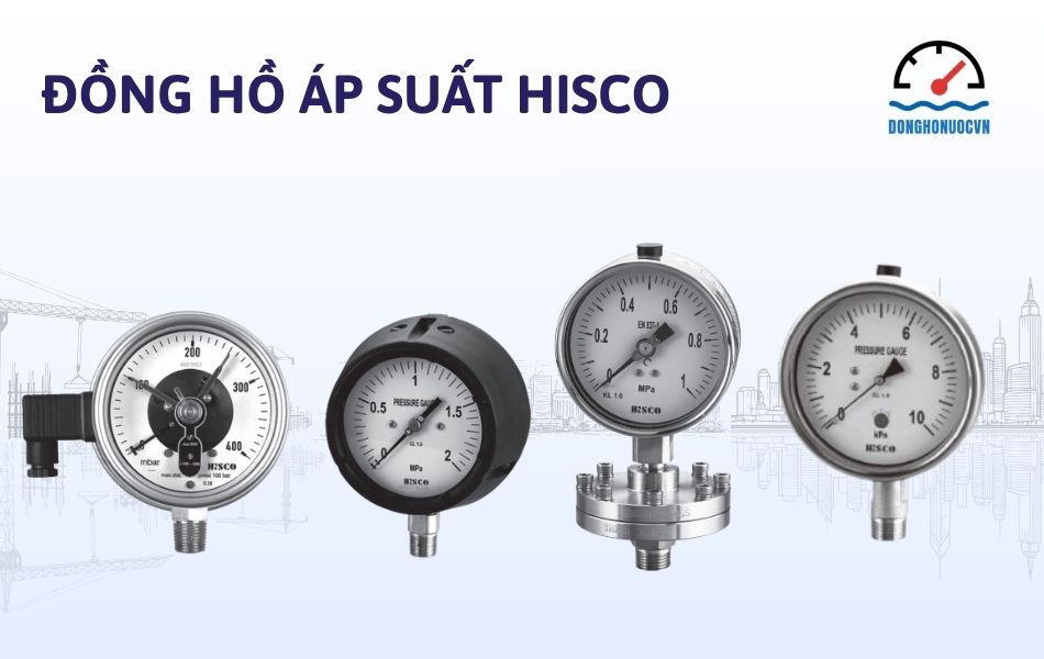 đồng hồ áp suất hisco