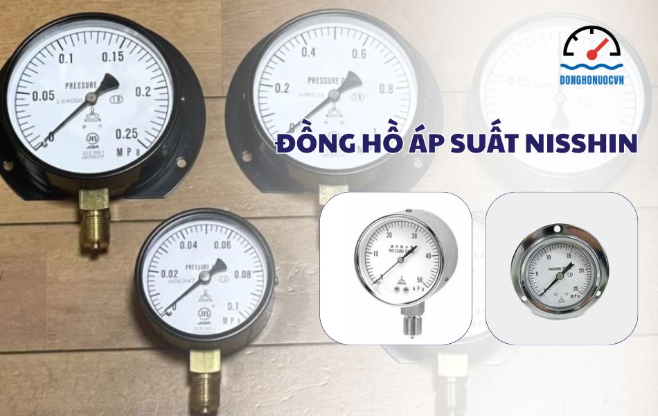 đồng hồ áp suất nisshin