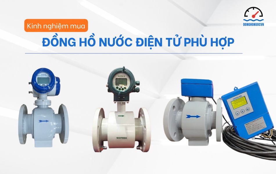Kinh nghiệm mua đồng hồ nước điện tử