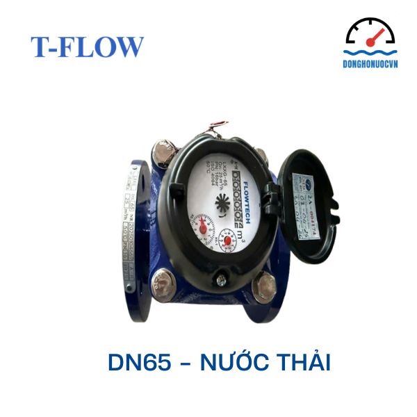 Đồng hồ nước Flowtech DN65 nước thải
